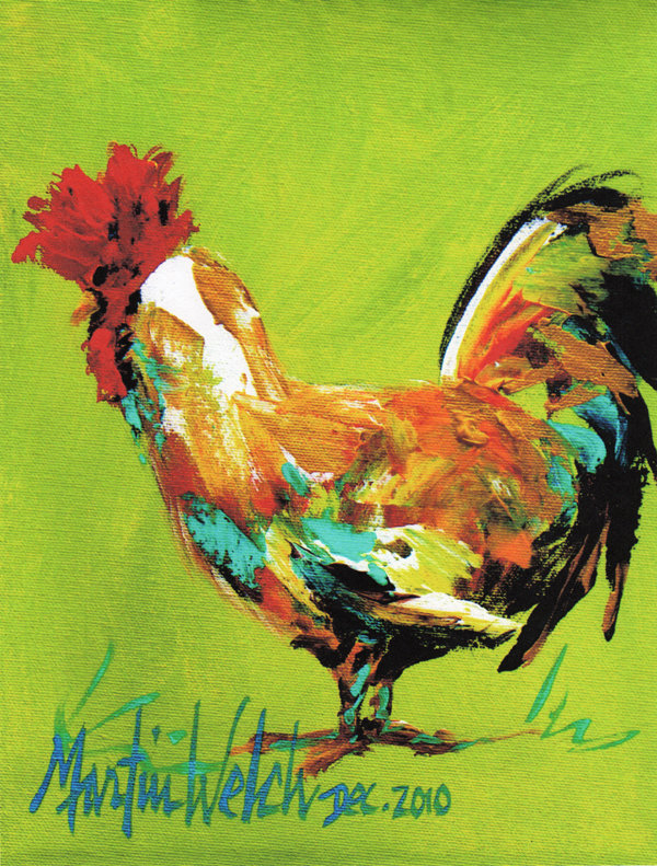 Drapeau de jardin coq et coq Fiddlewood