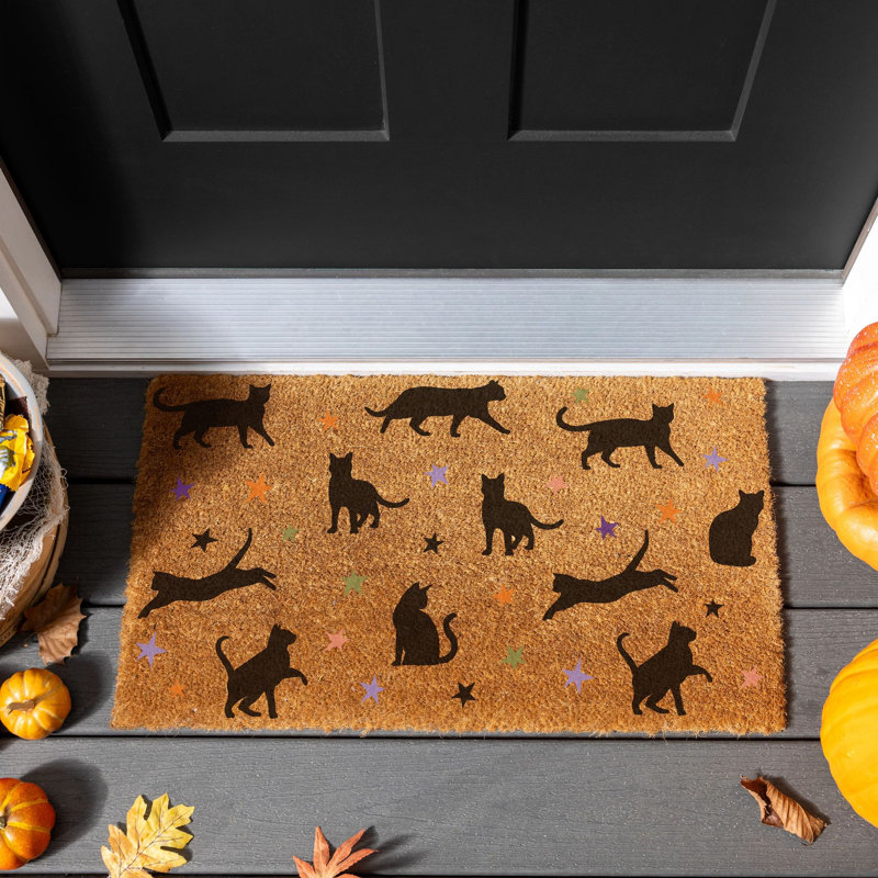 Tapis de coco Pumpkin Patch Cat