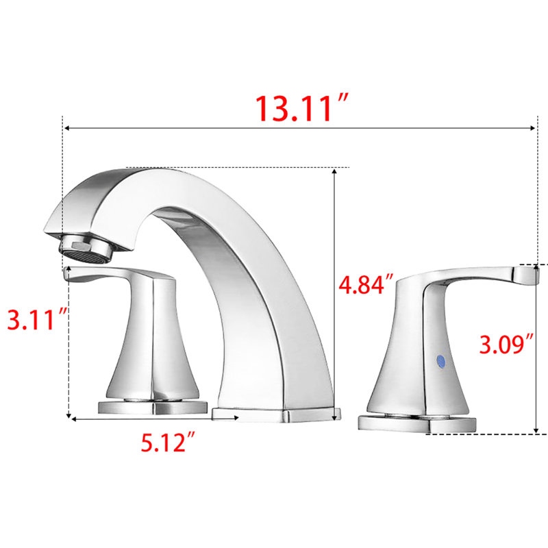 Robinet de salle de bain compatible