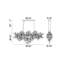 Lustre linéaire ovale 56 lumières TRENTO-101322115-101322116-101322118