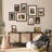Picture Frames Collage Wall Decor, 10 Pack Photo Frame Set For Wall Gallery Decor-Farmhouse Wood Photo Display 8X10 Or 5X7 With Mat Or 4X6 Without Mat For Wall Mounting Or Tabletop-Rust Brown