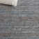 Exley Vintage Leather Hand Woven Leather/Cotton Striped Rug in Gray
