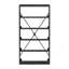 Commode 5 tiroirs avec grands tiroirs en tissu, noir-918224874