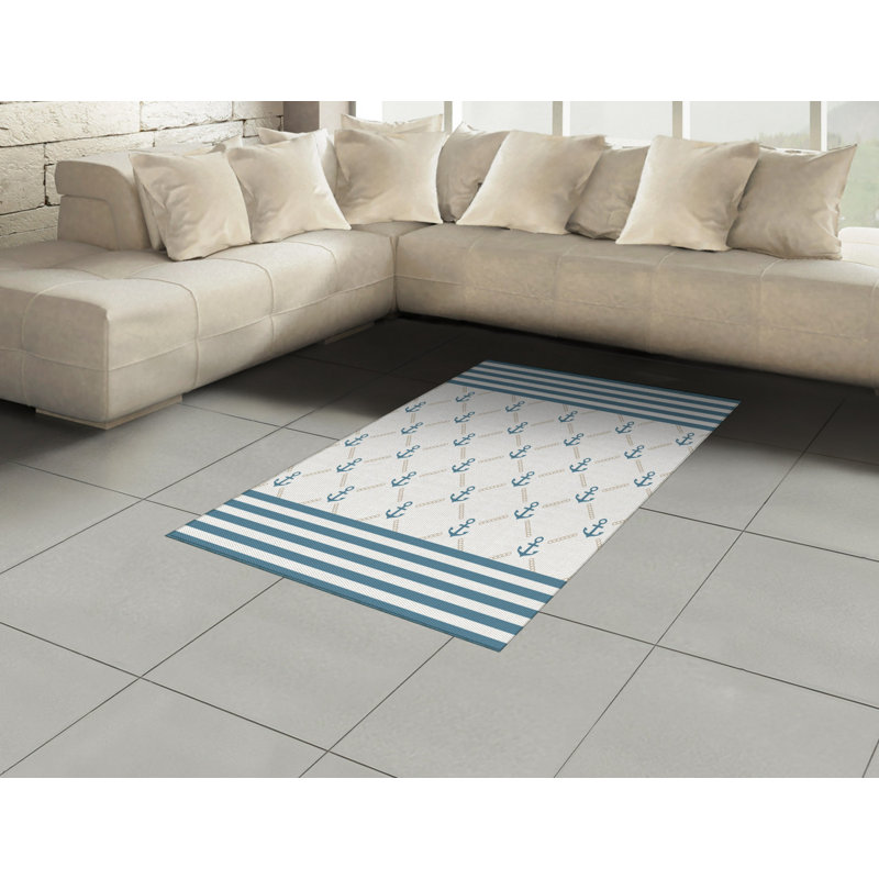 Katy Striped Hand Woven Area Rug, Rectangle 120 x 180cm