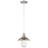 Zullo 1 - Light Brushed Nickel Single Pendant