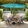117.6'' x 79.2'' Rectangular Tilt Market Umbrella