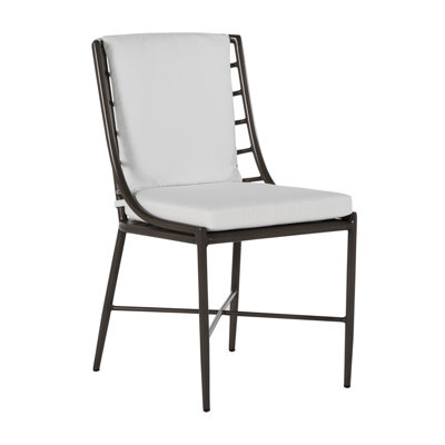 Chaise d'appoint en aluminium Carmel - Gris ardoise