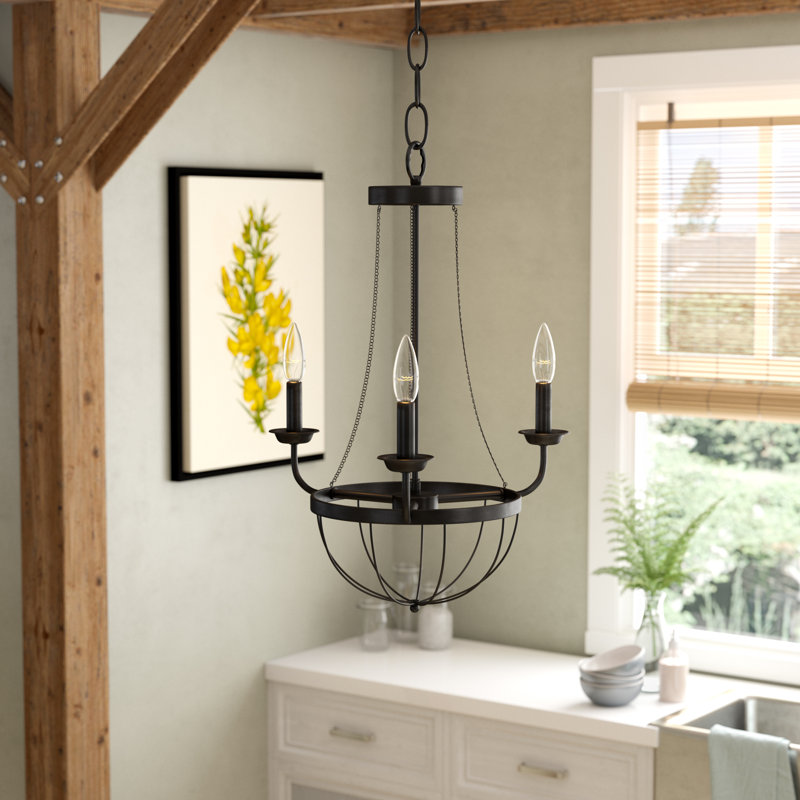 Leechburg 3 - Light Dimmable Empire Chandelier