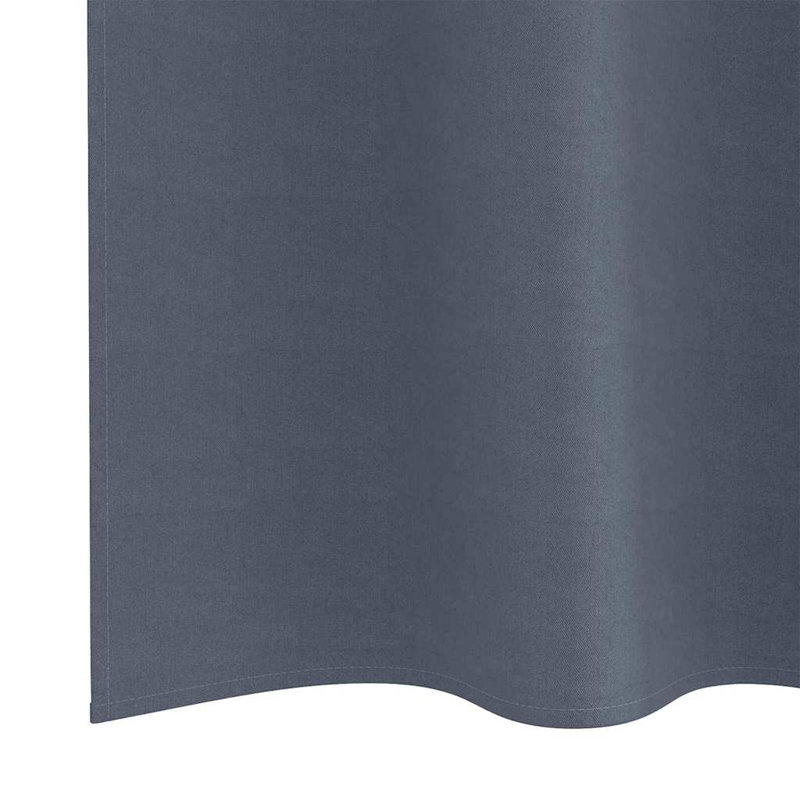 Blackout Curtain Pair, 225cm Width x 140cm Drop, Anthracite