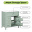 Meuble-lavabo de 30 po avec lavabo, panneau de fibres à densité moyenne et bois d'hévéa, 3 tiroirs et armoire avec tablettes réglables, conception moderne-640489499-640489497-637762155