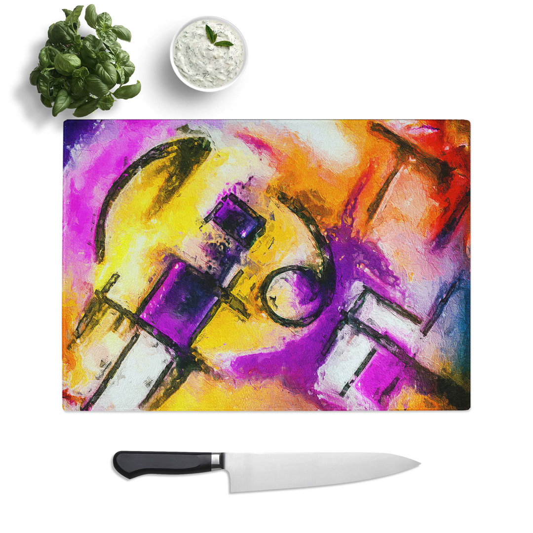 Tempered Glass Art Painting Vol.56 Chopping Board