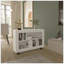 Console console, 5 tablettes, 4 roulettes-1824456774