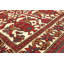 Tapis unique en laine noué à la main rouge tadjik des années 2010 de 4 pi 2 po x 6 pi Riya