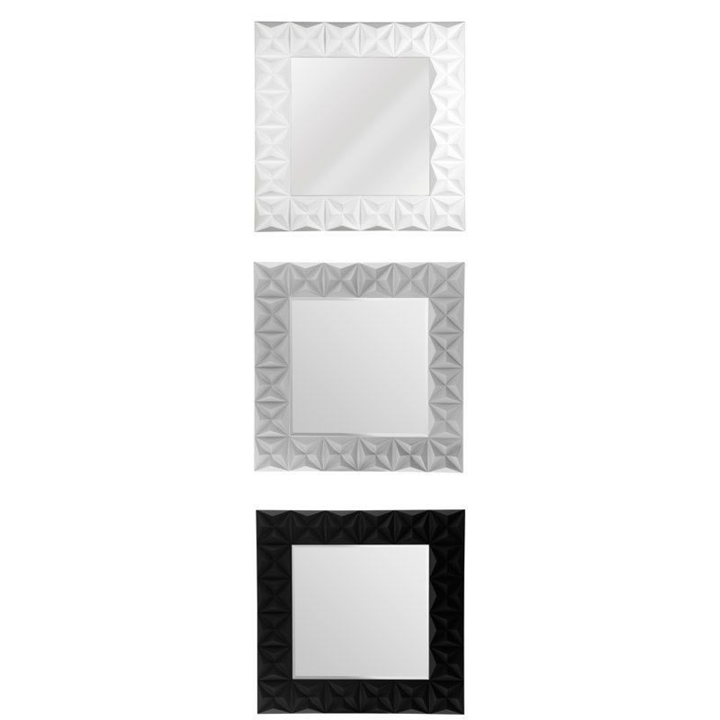 Bjarne Flat Wall Mirror, Grey