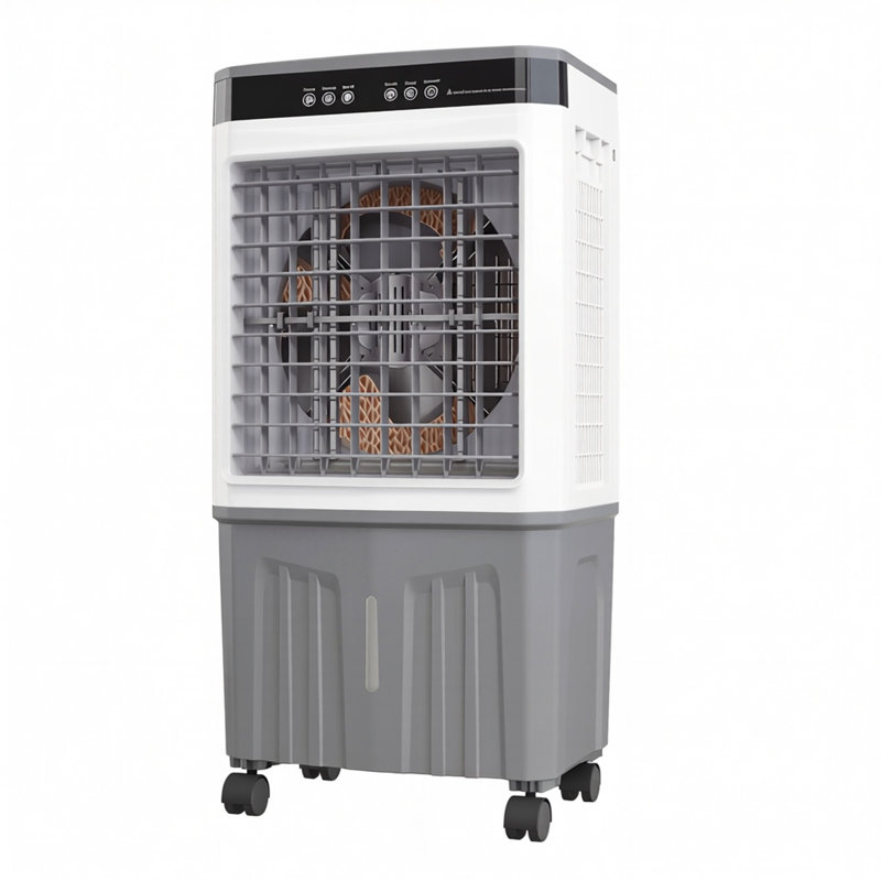 Portable Evaporative Cooler With Remote Control, White
