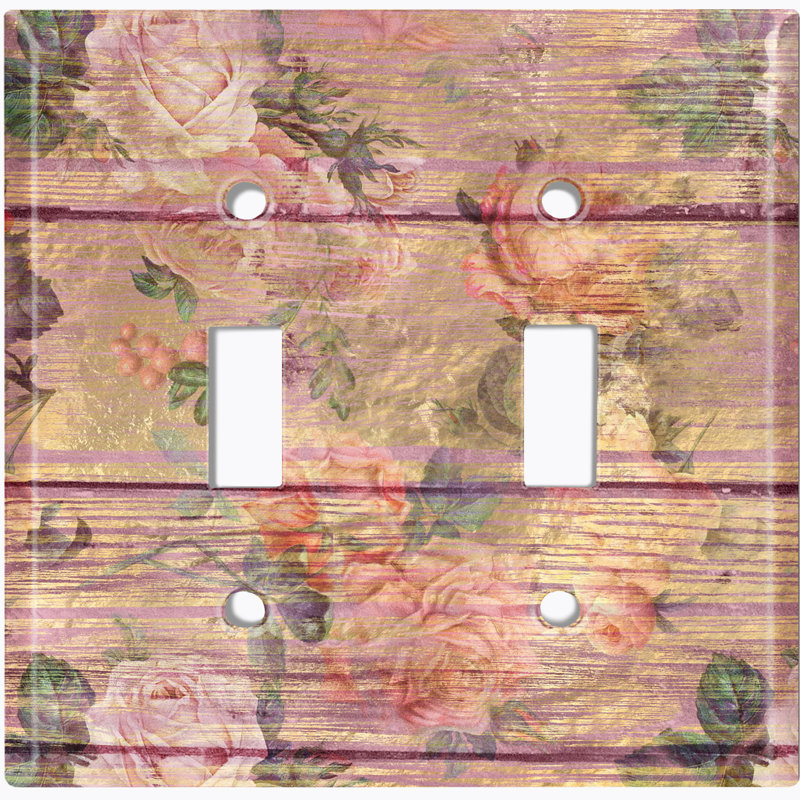 2 - Gang Toggle Light Switch Standard Wall Plate
