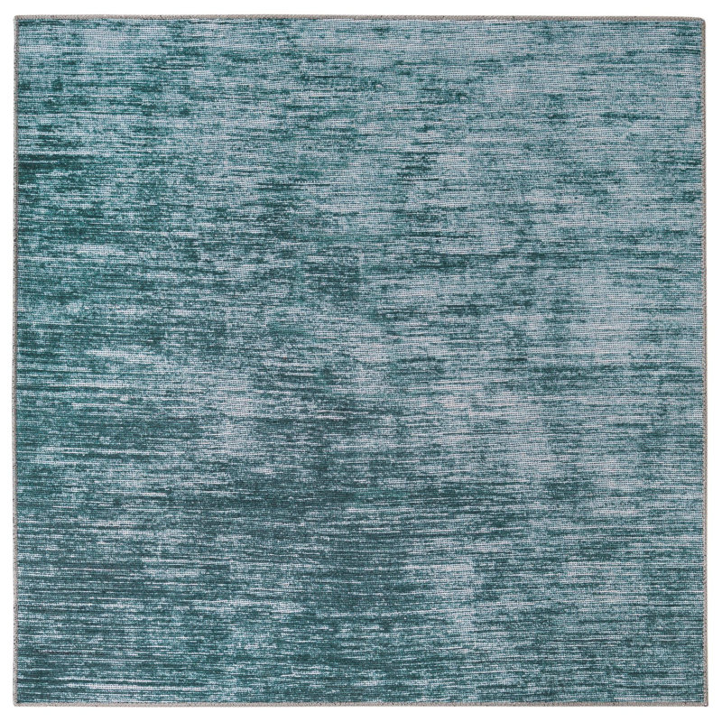 Ikhasa Chenille Abstract Indoor Rug, Square 5'