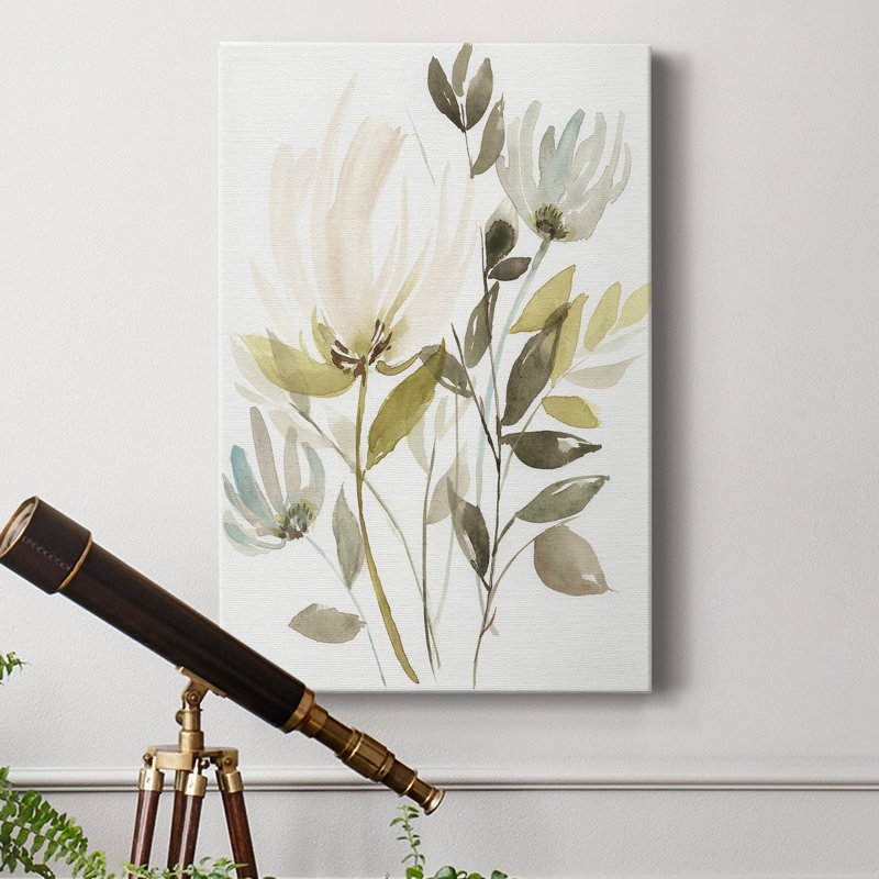 " Winter Arrangement I ", 60" H x 40" W x 1" D