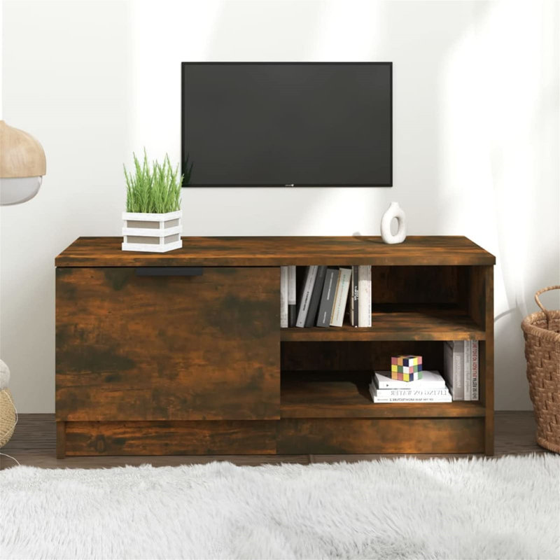 Mortensen TV Stand, Smoked Oak