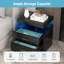 Ensemble de 2 tables de chevet avec 2 tiroirs de rangement Ivy Bronx