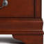 Table de chevet à l'épreuve de la poussière avec tiroirs en queue d'aronde de style transitionnel 1Pc-1948587320