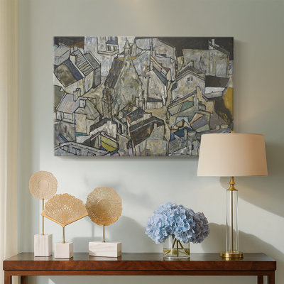 Dead City III (Tote Stadt III)-Egon Schiele-Gallery Wrapped Canvas-1911