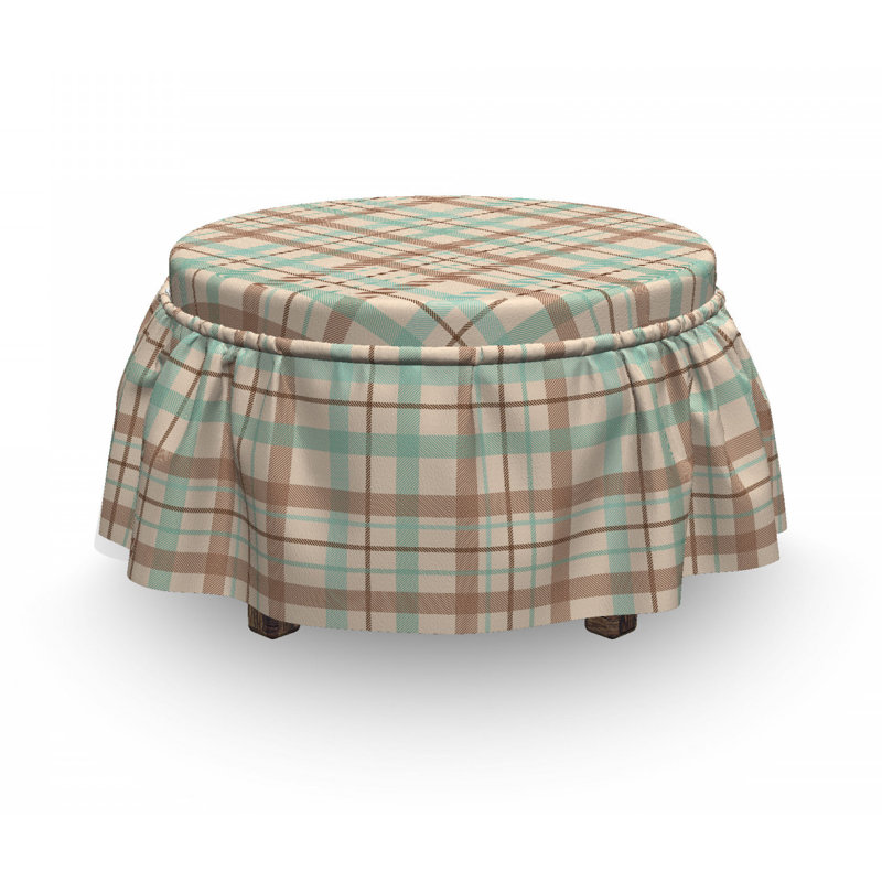 Box Cushion Ottoman Slipcover