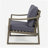 Minimalist style, simple armchair