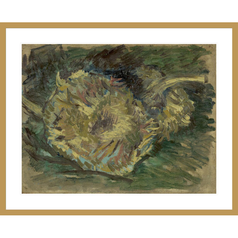 Tournesols «Gone to Seed» par Vincent van Gogh, impression giclée sur cadre, 33.5" H x 41.29" W