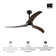 Aura sophisticated 52 In.Indoor Ceiling Fan With LED Light Bulbs And Remote Control