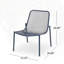 Chaise d'extérieur en fer-436042582
