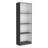 Dupree 3 Piece Home Bookcase Set, 67" Wide With 14 Shelves ,  Living Room Set Set  Mat Gray - White-1107263457