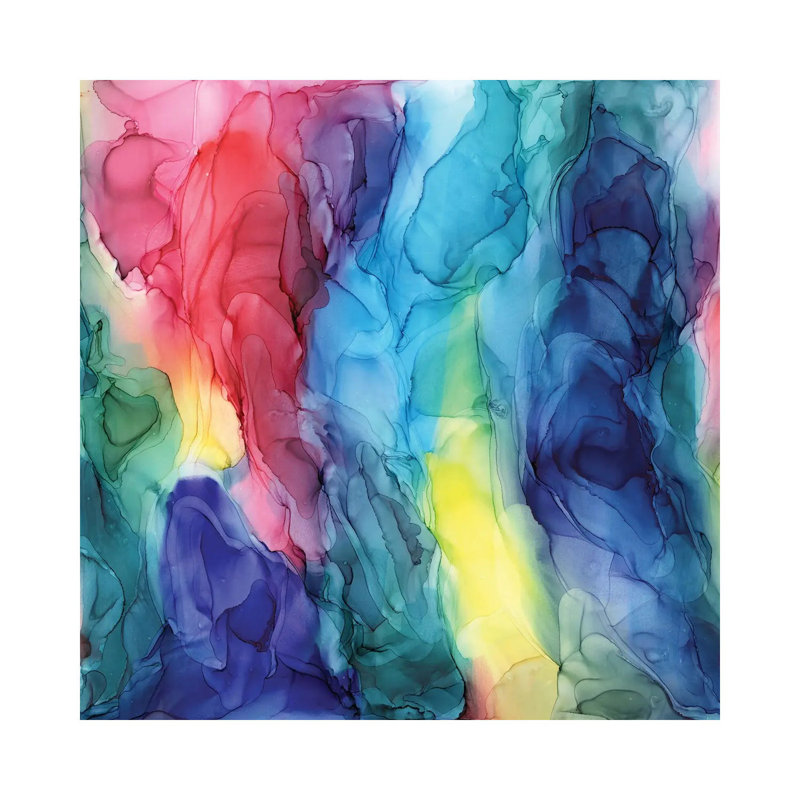 Rainbow Blends by Elizabeth Karlson - Wrapped Canvas Print, 66.04cm H x  66.04cm W