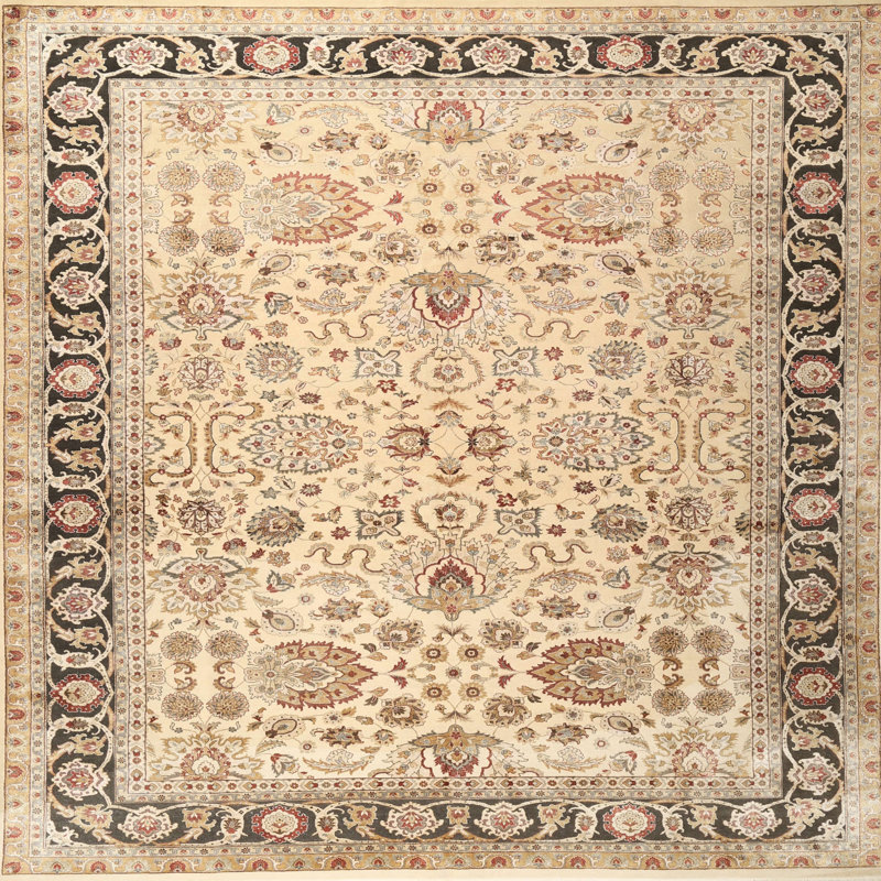 Merlin Wool Oriental Indoor Rug, Square 5'