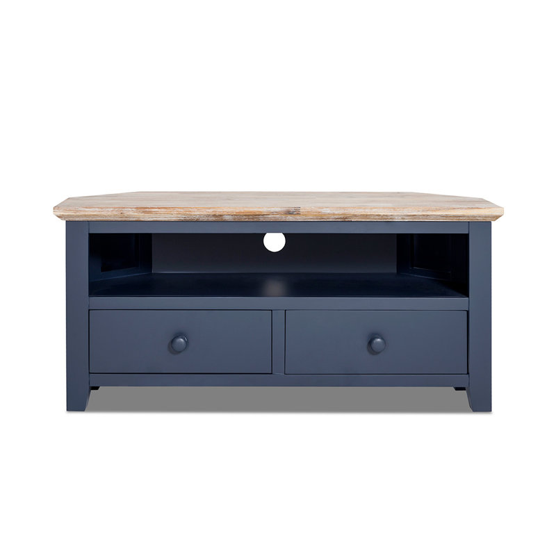 Doria TV Stand for TVs up to 48", Navy Blue