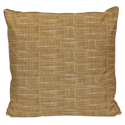 Coussin Weave texturé - Caramel chaud - 24 po x 24 po