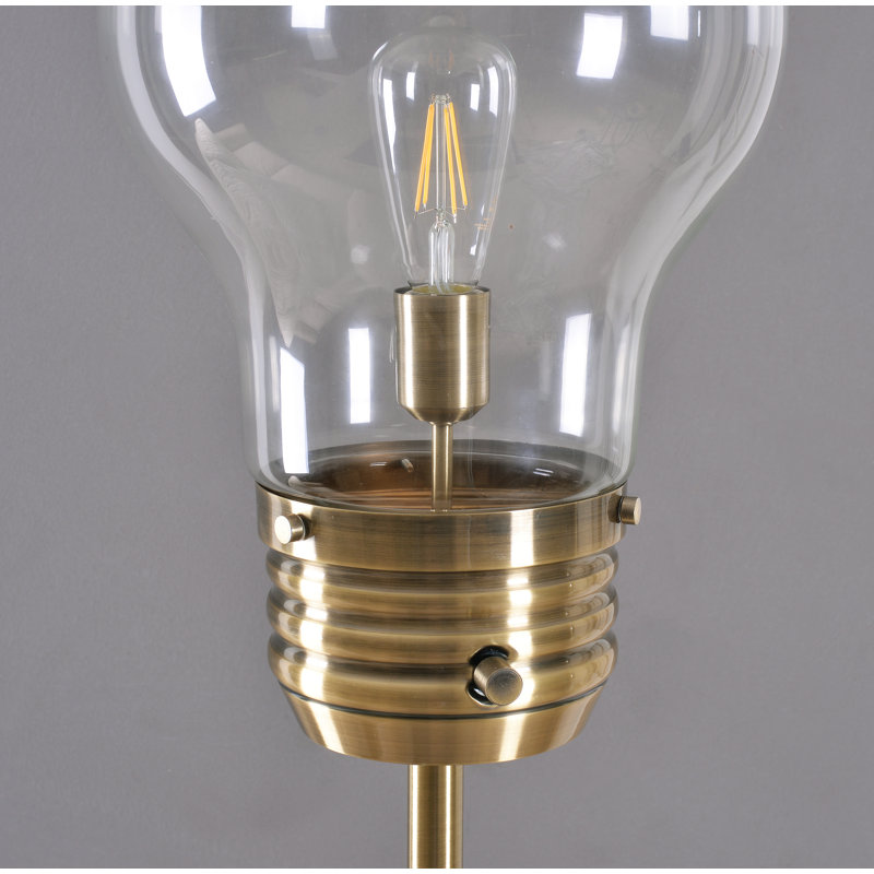 Edison Floor Lamp - Antique Brass