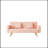 Quiniya 71.26" Modern Velvet Sofa Bed Folding Couch with Two Throw Pillows for Living Room-1894310060