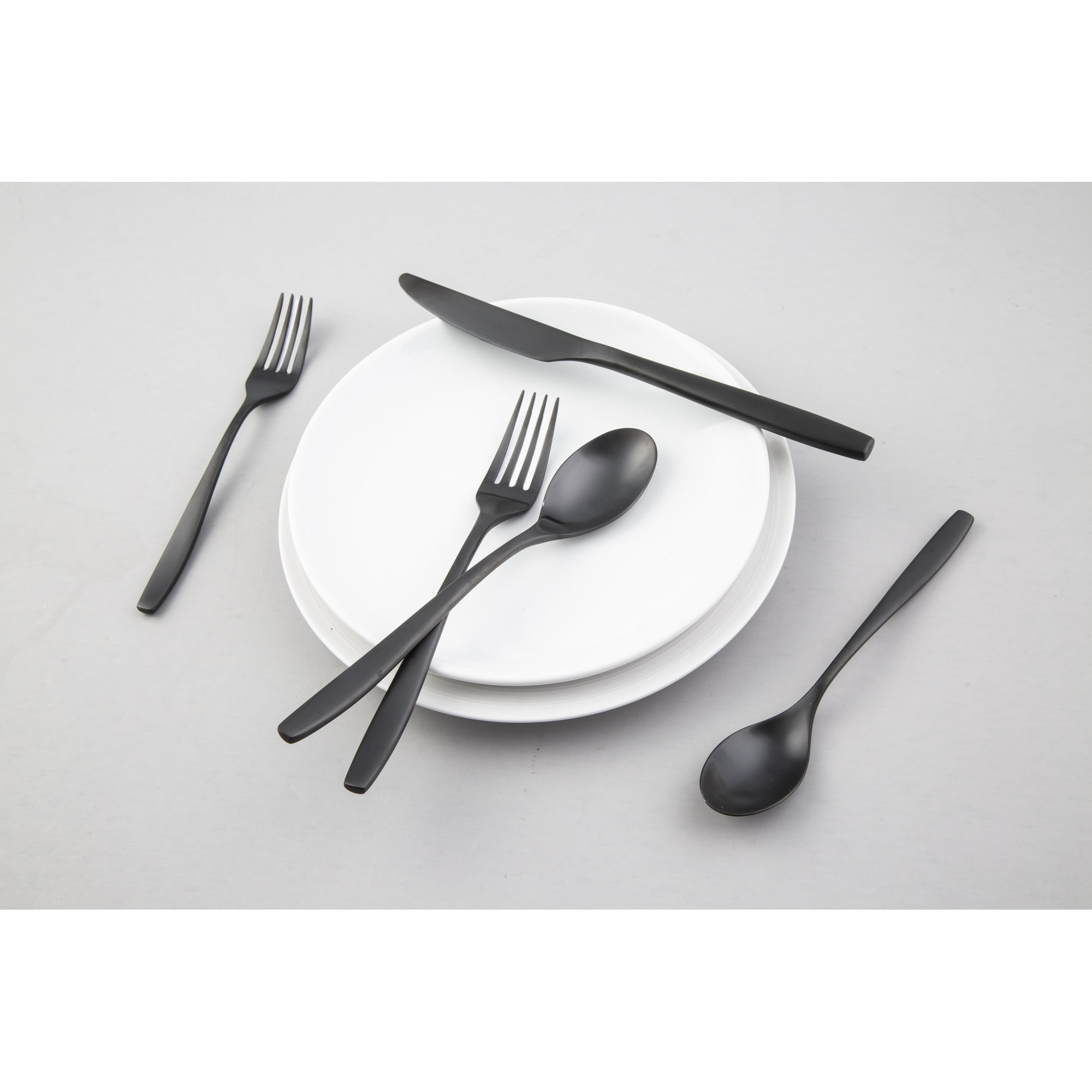 Edianna Flatware - Set of 20, Averie Black