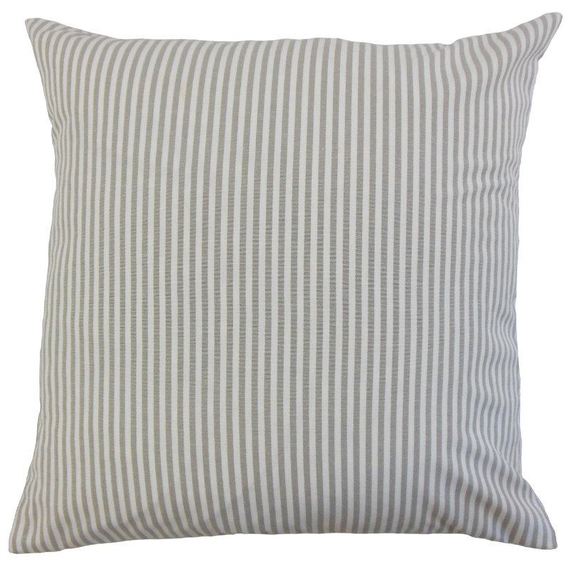 Ira Cotton Striped Sham, Queen, Honey