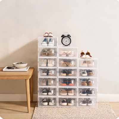 12 Pair Shoe Storage Box