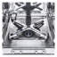 Powersteam Stainless Steel Dishwasher, Transitional Design