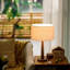 Lampe de table moderne en bois massif de 18,5 po avec abat-jour blanc, certifiée cULus pour les tables de chevet de chambre à coucher, les tables d'appoint de salon, les bureaux à domicile ou les décors contemporains-2146973501-2118892665