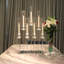 Candélabre de table en verre 30 po