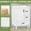 Armoire de meuble-lavabo 24 po avec lavabo en céramique-895418471