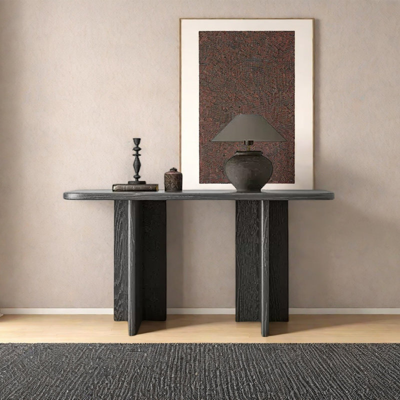 Console Retro Minimalist Art, H 29,53 po x l 55,12 po x P 11,81 po