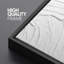 «White Abstract Elegant Minimalist», reproduction sur toile-111176837-98042451