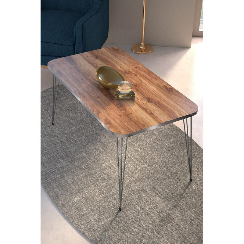 Burkley 35cm Console Table, Walnut