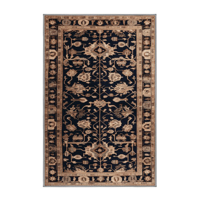 Machine Washable Turkish Gray Area Rug