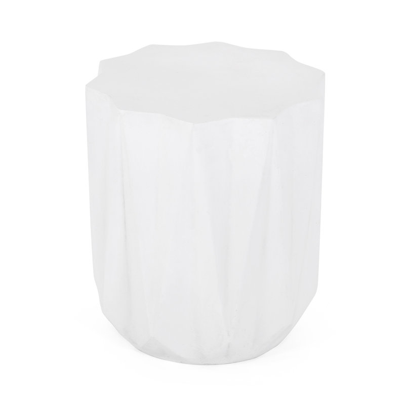 Outdoor Lightweight Concrete Side Table